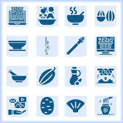 Canned food  related simple set. 16  filled