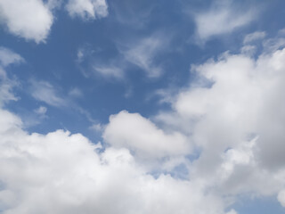 Blue sky with clouds