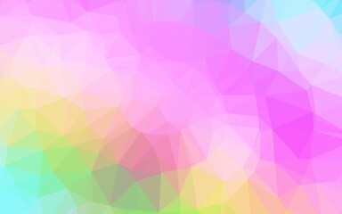 Light Multicolor, Rainbow vector abstract polygonal cover.