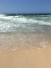waves on the beach