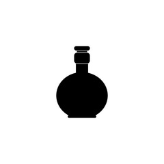 wine bottle, drink bottle icon vector symbol