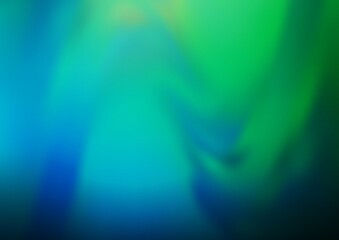 Light Blue, Green vector abstract blurred template.