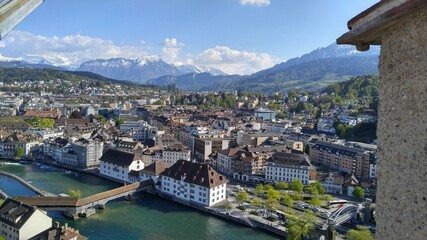view from the top of the city