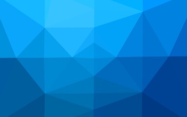Light BLUE vector abstract polygonal layout.