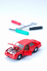 Fototapeta premium 故障の車