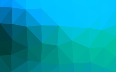 Light Blue, Green vector blurry triangle texture.