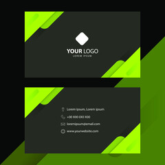 Modern business card template design