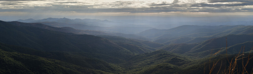 Obraz premium wonderful landscape above the clouds