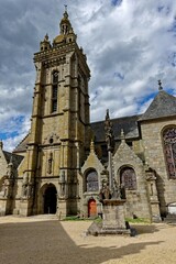 Fototapeta premium Enclos Paroissial de Saint-Thégonnec, Église Notre-Dame, Armorique, Finistère, Bretagne, France 