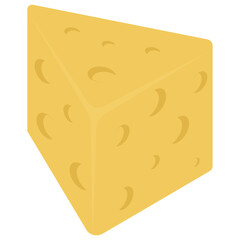 
A nutrition filled cheese slice 
