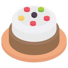 
A chocolate cake with strawberry topping 
