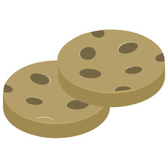 
Chocolate chip cookies for tea snack 
