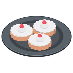 
Sweet food bakery item, chocolate cake slice
