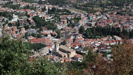 Montella - Il borgo dal Monastero del Monte