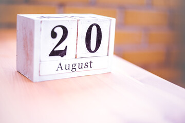 20th of August - August 20 - Birthday - International Day - National Day
