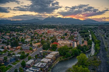 Salida, Colorado is a Tourist Town on the Arkansas river popular for white water rafting © Jacob