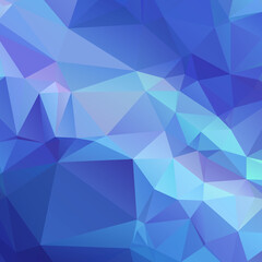 Fototapeta premium Abstract Blue Color Polygon Background Design, Abstract Geometric Origami Style With Gradient. Presentation,Website, Backdrop, Cover,Banner,Pattern Template