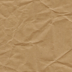 Classic vintage and old looking crumpled paper background. Retro cardboard texture. Grunge paper for drawing. Ancient book page. Present wrapping.