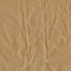 Classic vintage and old looking crumpled paper background. Retro cardboard texture. Grunge paper for drawing. Ancient book page. Present wrapping.