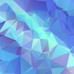 Abstract Blue Color Polygon Background Design, Abstract Geometric Origami Style With Gradient. Presentation,Website, Backdrop, Cover,Banner,Pattern Template