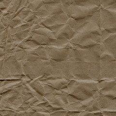 Classic vintage and old looking crumpled paper background. Retro cardboard texture. Grunge paper for drawing. Ancient book page. Present wrapping.