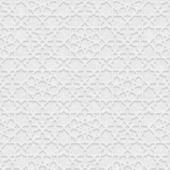 Seamless geometric pattern with light grey background, Vector Illustration