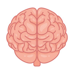brain human mental health care icon