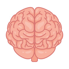 brain human mental health care icon