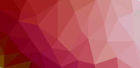 Abstract Red Geometric Background. Raster Illustration