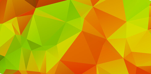 Background bright yellow template random bright colors low poly