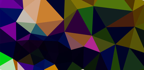 Abstract Red Geometric Background. Raster Illustration