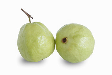 Guava fruit isolated on white background