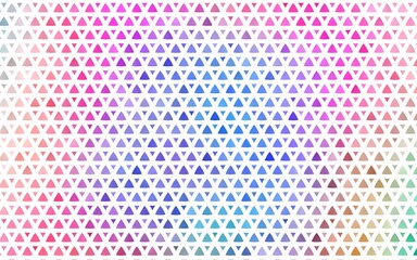 Light Multicolor, Rainbow vector seamless pattern in polygonal style.