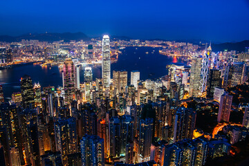 Hong Kong Skyline at Dusk
