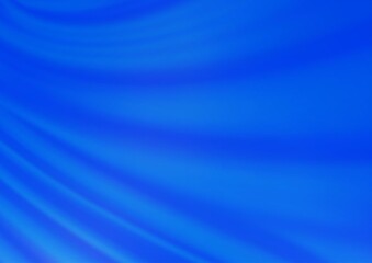 Light BLUE vector blurred bright template.