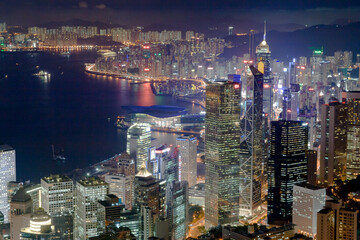 Hong Kong Skyline at Dusk
