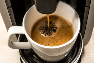 cup with coffee