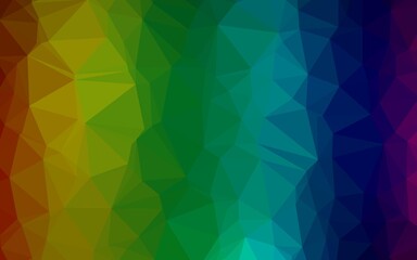 Light Multicolor, Rainbow vector blurry triangle texture.