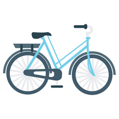 Fototapeta premium Environment friendly ride, a bicycle 