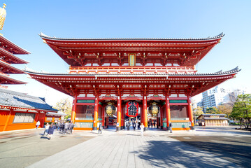 Taito, Tokyo, Japan: Hozomon of Senso ji, Asakusa 