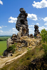 Deutschland, Sachsen-Anhalt, Harz, Teufelsmauer...