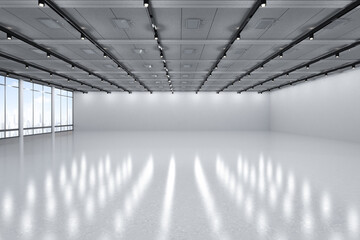 Empty room interior