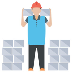 
A construction foreman to design buildings 
