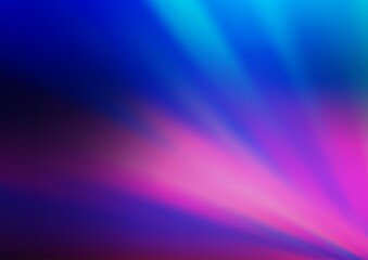 Dark Pink, Blue vector blurred and colored template.