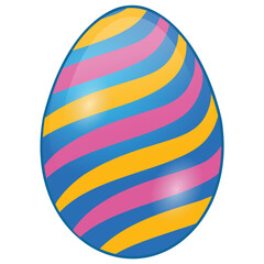 
A decorative egg for easter 
