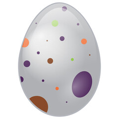 
A decorative egg for easter 
