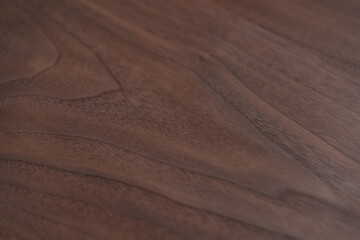 Closeup toned black walnut surface