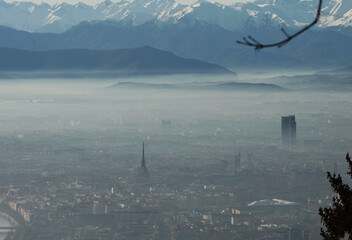 Torino, veduta aerea