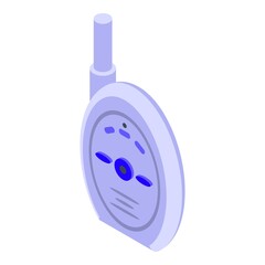 Communication baby monitor icon. Isometric of communication baby monitor vector icon for web design isolated on white background