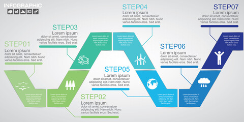 Timeline infographics design template with options, process diagram, vector eps10 illustration